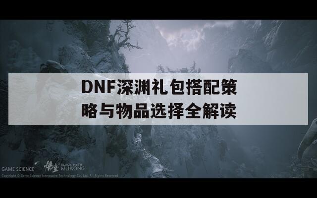 DNF深渊礼包搭配策略与物品选择全解读