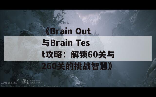 《Brain Out与Brain Test攻略：解锁60关与260关的挑战智慧》