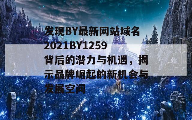 发现BY最新网站域名2021BY1259背后的潜力与机遇，揭示品牌崛起的新机会与发展空间