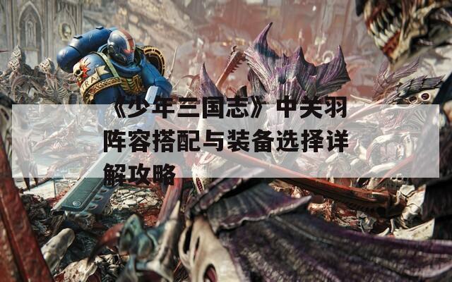 《少年三国志》中关羽阵容搭配与装备选择详解攻略