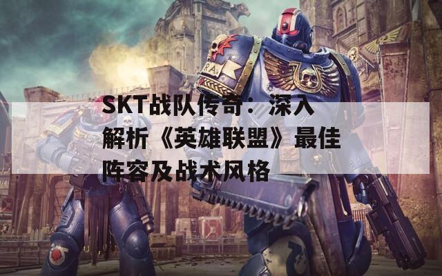 SKT战队传奇：深入解析《英雄联盟》最佳阵容及战术风格