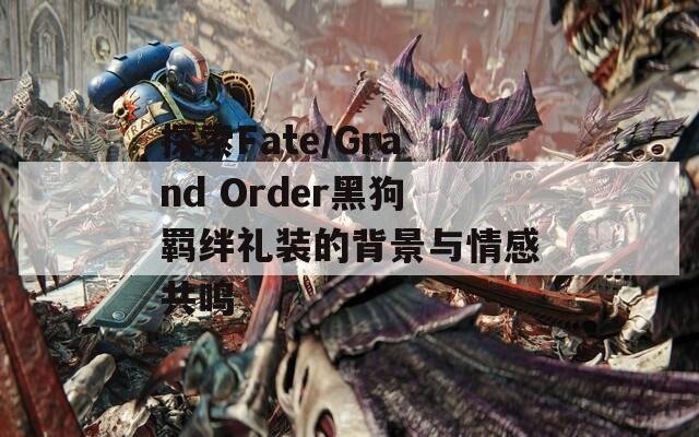 探索Fate/Grand Order黑狗羁绊礼装的背景与情感共鸣