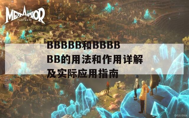 BBBBB和BBBBBB的用法和作用详解及实际应用指南