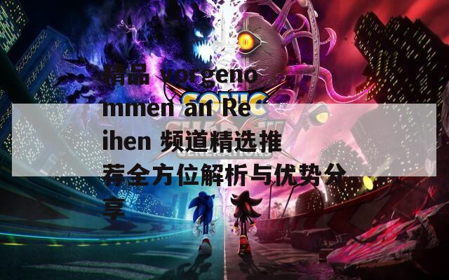 精品 vorgenommen an Reihen 频道精选推荐全方位解析与优势分享