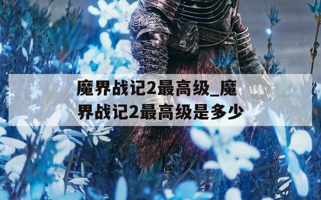 魔界战记2最高级_魔界战记2最高级是多少